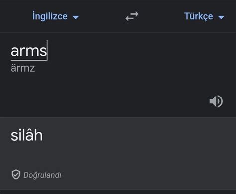 arms türkçesi